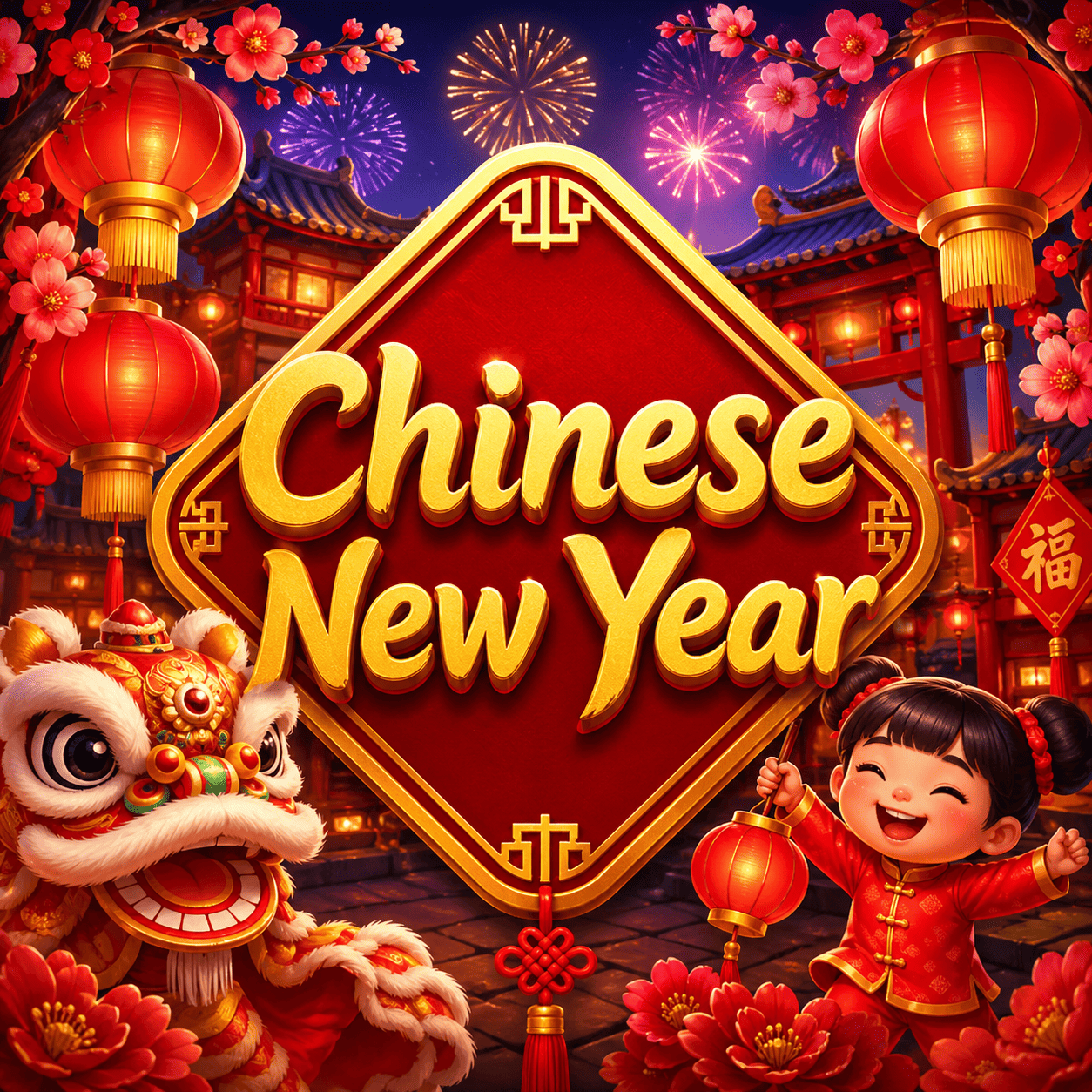 Chinese New Year Blossom 